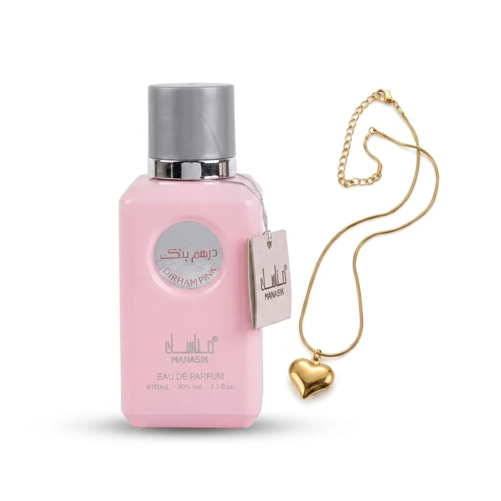 Арабски парфюм 100ml DIRHAM PINK+ колие БЕЗПЛАТЕН ПОДАРЪК🎁
